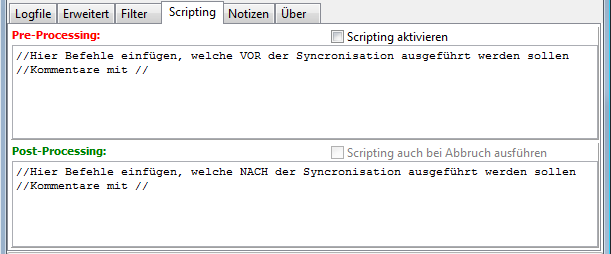 Scripting